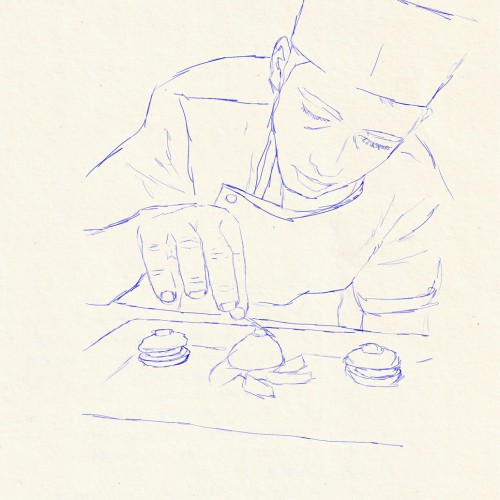 illustration cuisinier copyright kimkom