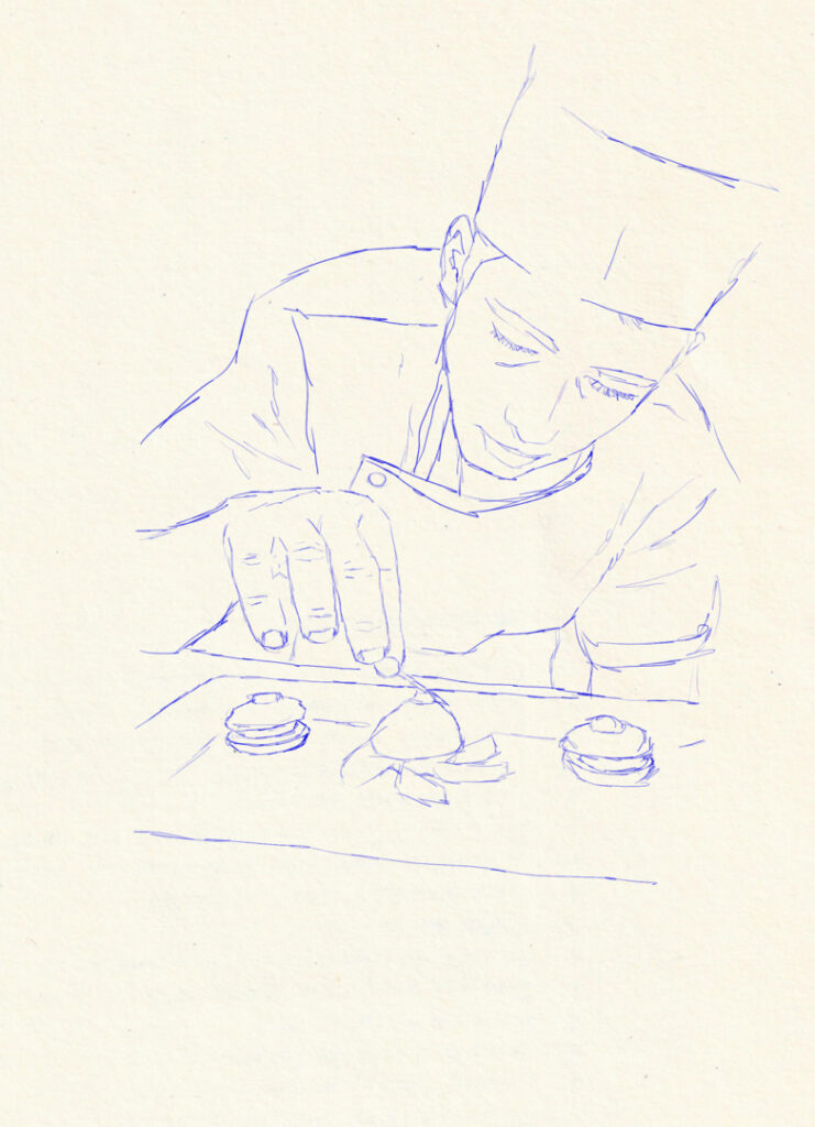 illustration cuisinier copyright kimkom